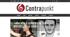 Desktop Screenshot of contrapunkt-online.net